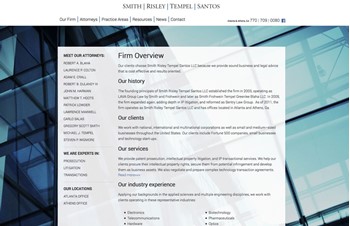 Website Design and Development by Speartek for Law Practice