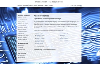 Website Design and Development by Speartek for Law Practice