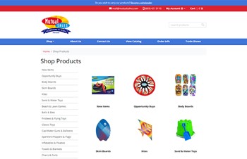 Wholesale Ecommerce Platform by Speartek for Wholesale Souvenirs and Beach Toys
