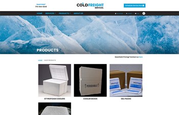 Website Design and Development for Specialty Logistics Provider