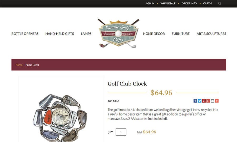 Vintage Golf Gifts Speartek - Golf Home Decor Gifts Vintage Golf Gifts Speartek - Golf Home Decor Gifts