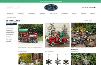 Wholesale Ecommerce Platform by Speartek for Wholesale Outdoor Décor