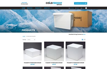 Website Design and Development for Specialty Logistics Provider