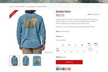 Wholesale Ecommerce Platform by Speartek for Wholesale Tshirts and Apparel