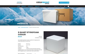 Website Design and Development for Specialty Logistics Provider