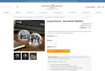 Wholesale Ecommerce Platform by Speartek for Wholesale Gift and Home Décor