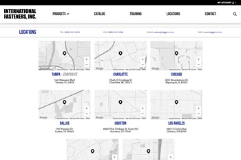 B2B Ecommerce Website by Speartek for Industrial Product Suppliers - Fasteners