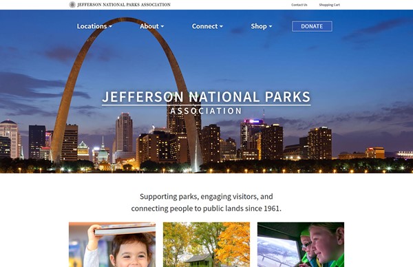 NonProfit Website Designed by Speartek for National Park Partners