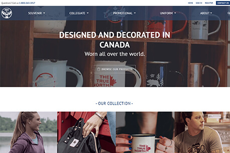 GGS LTD. Website Homepage