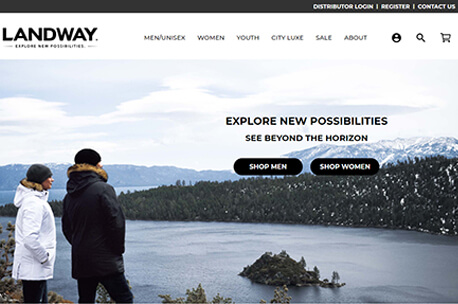 Landway Website Homepage